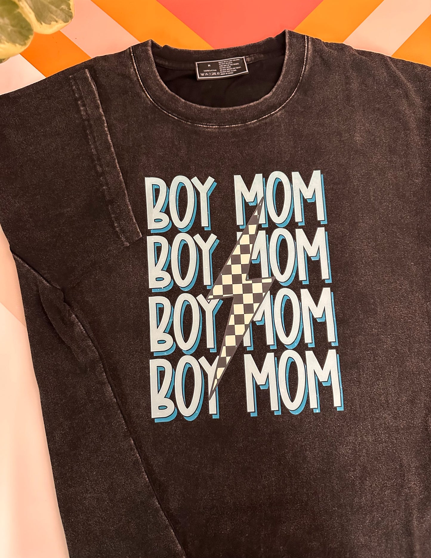 Boy Mom oversized vintage shirt