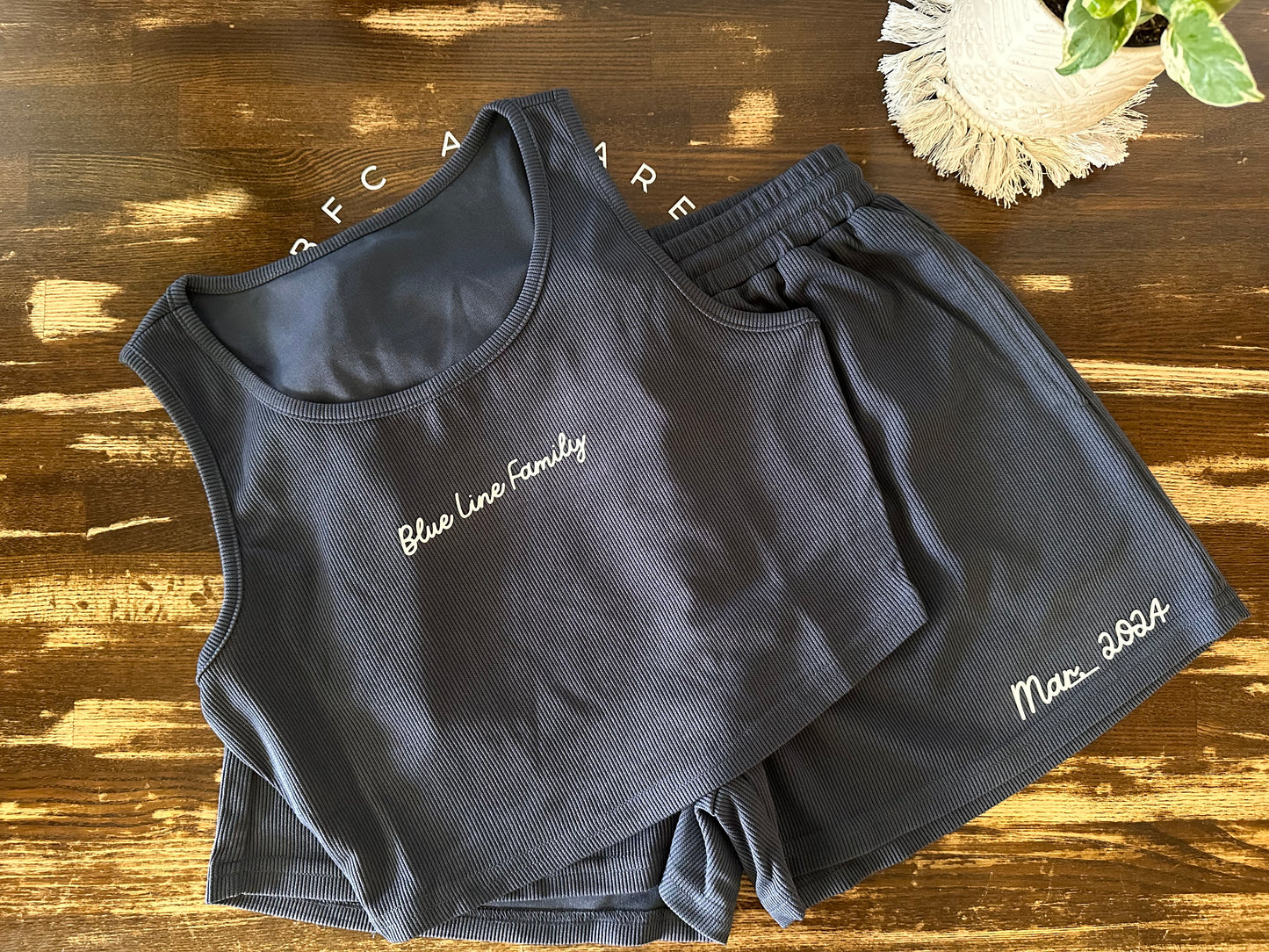 Blue Line Wife/Family Pijama set