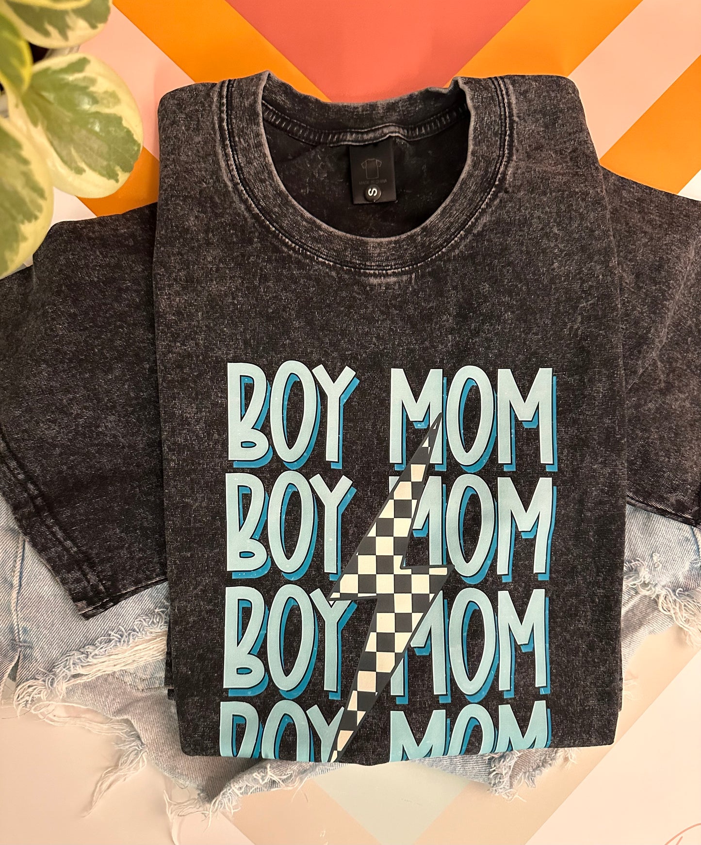 Boy Mom oversized vintage shirt