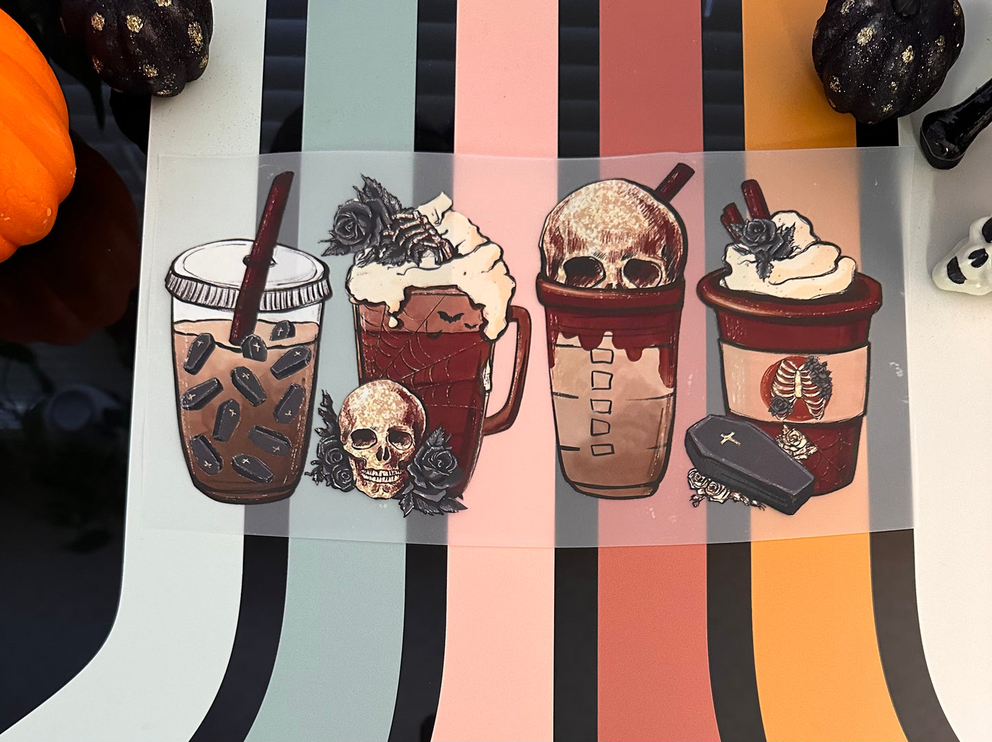 Skulls & coffe tee