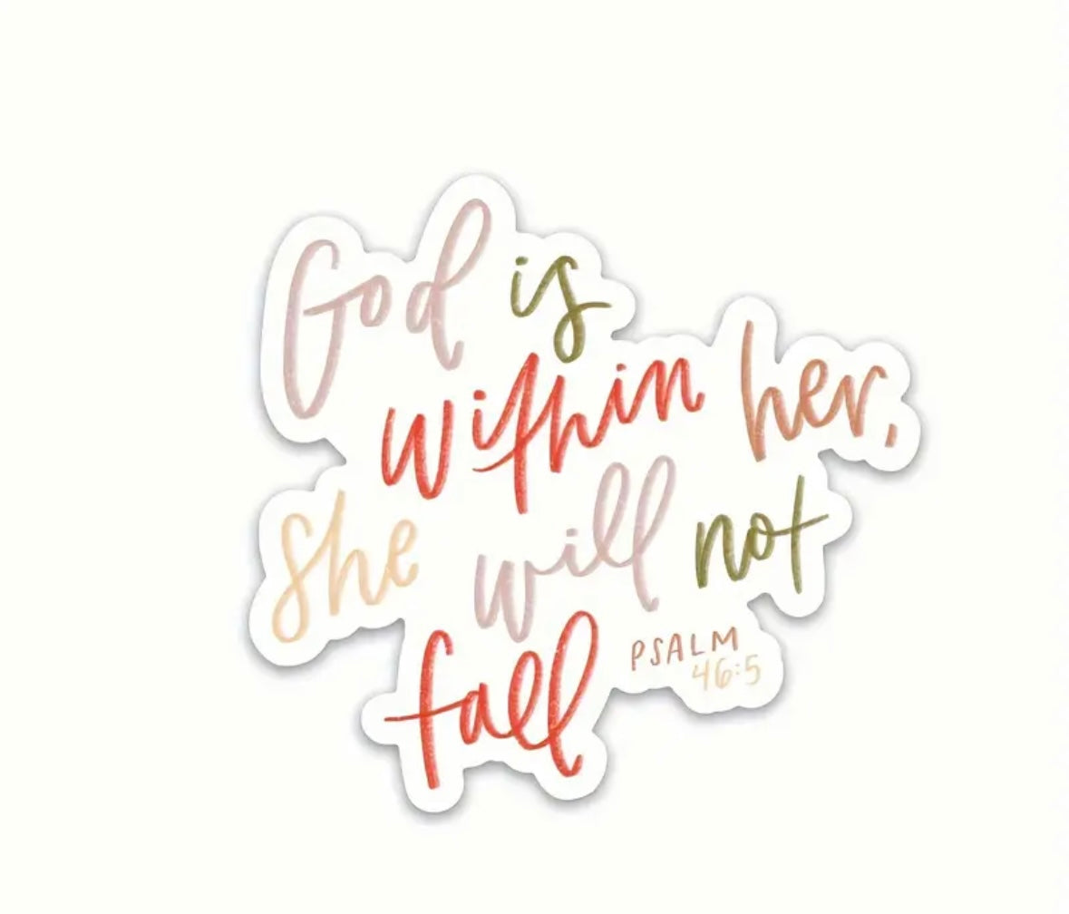 Psalm 46:5 Sticker