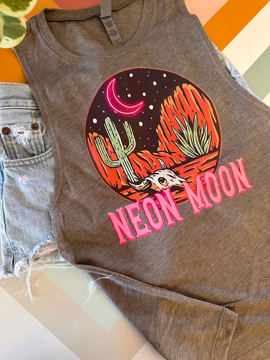 Neon Moon muscle tank